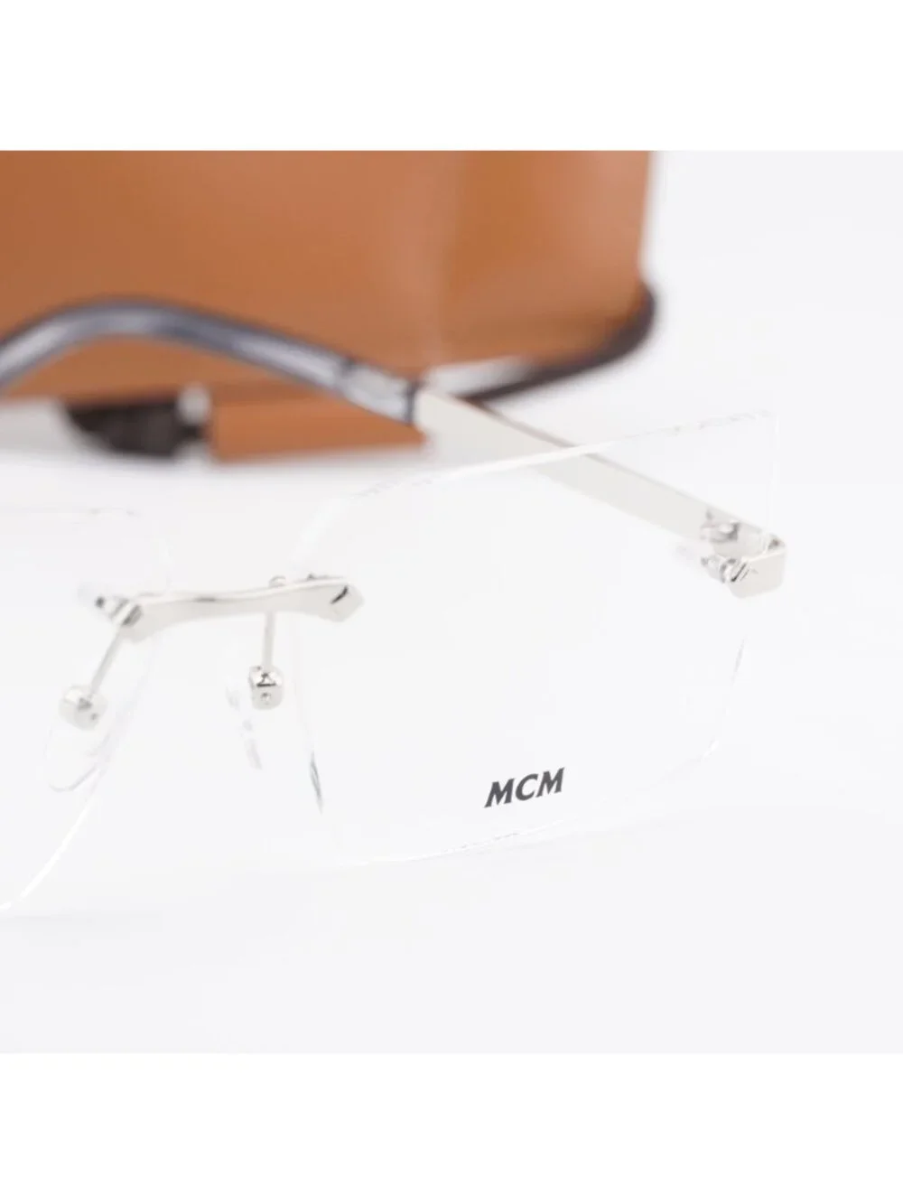 MCM MW5018-H 016 Rectangle Eyeglasses - Shiny Palladium 56mm